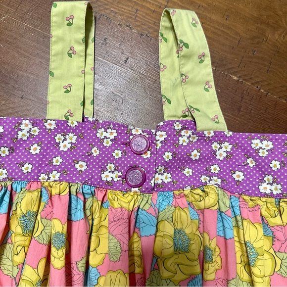 Matilda Jane Butterfly Lulu Floral Little Girl’s Dress sz 6 - Picture 8 of 10